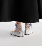 D-Journey Lace-Up Ballet Flat - Image 4